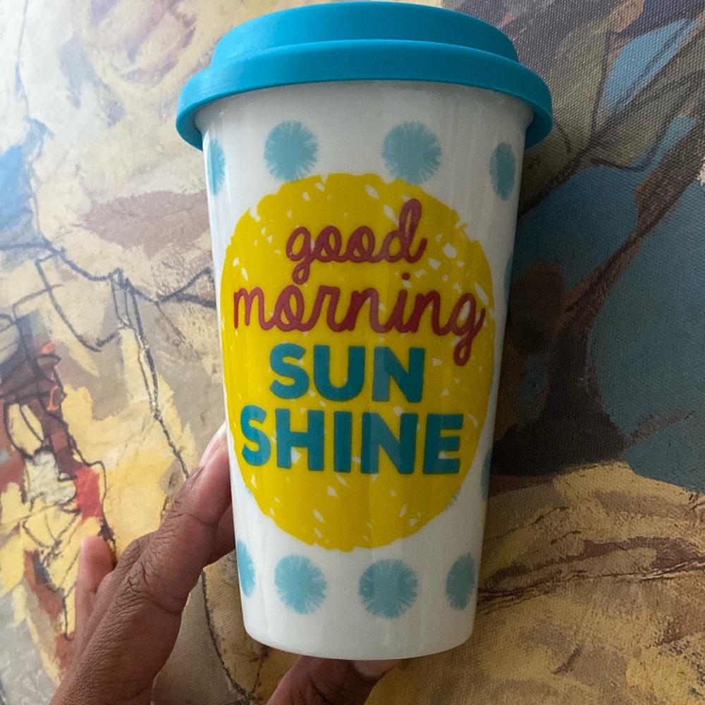 Good Morning Sun Shine Mug & Lid